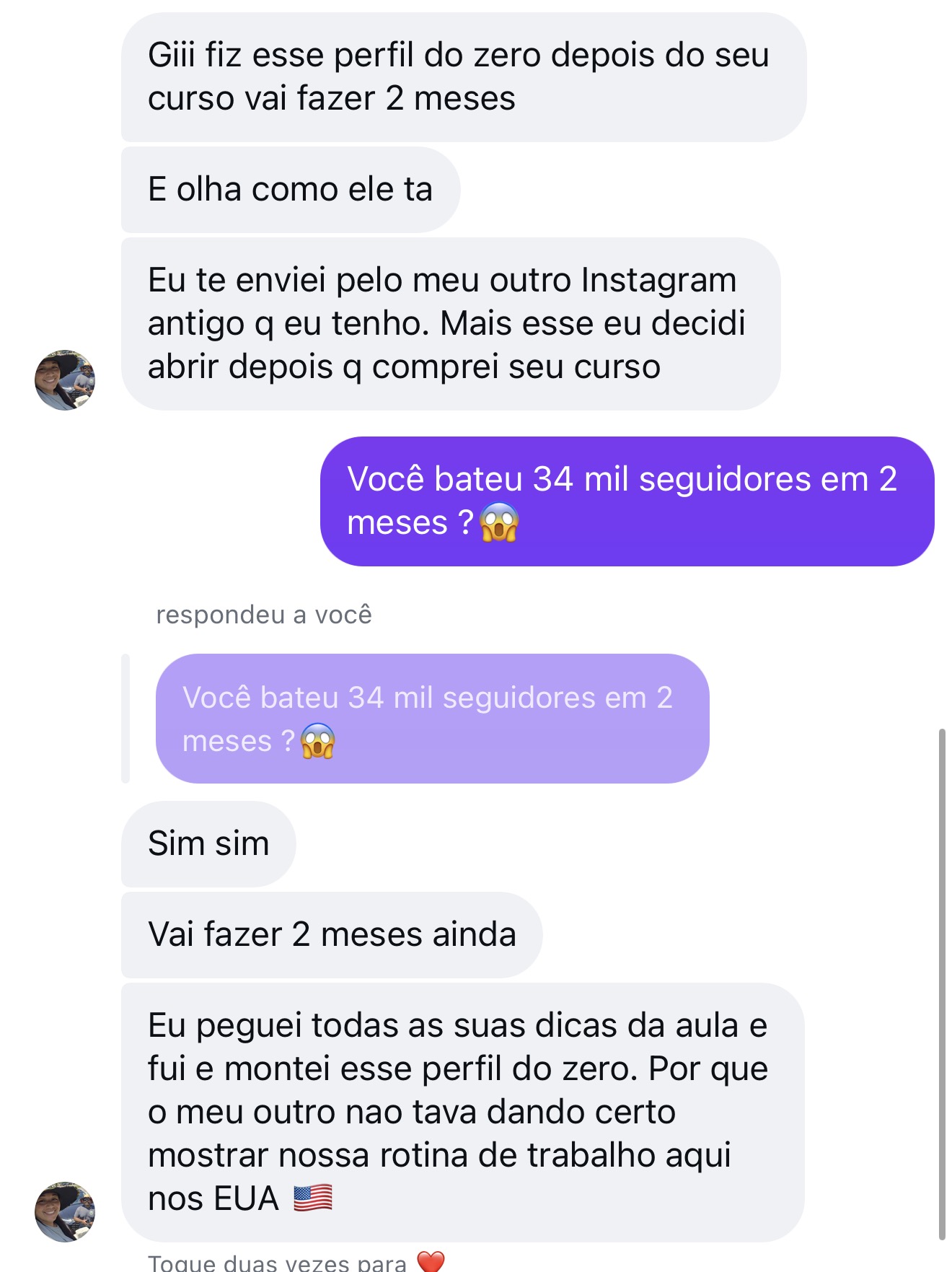 Instagram: aluna criou o perfil do zero e bateu 34 mil seguidores em 2 meses